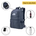 Miniatyrbilde 5 av 8: Ryggsekk ultralett ammenleggbar 36L unisex Tursekk vanntett utendørs dagstursekk for camping, fotturer, reiser, klatring og mye mer