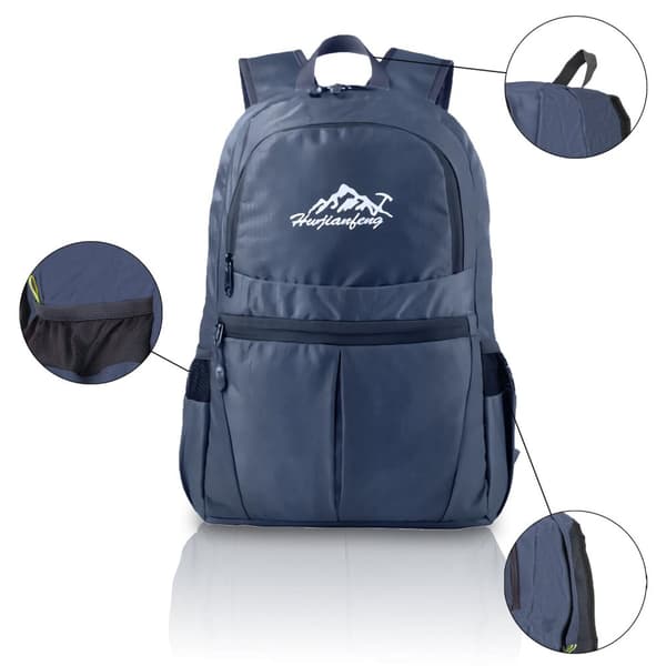 Ryggsekk ultralett ammenleggbar 36L unisex Tursekk vanntett utendørs dagstursekk for camping, fotturer, reiser, klatring og mye mer