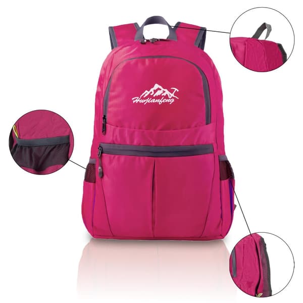 Ryggsekk ultralett ammenleggbar 36L unisex Tursekk vanntett utendørs dagstursekk for camping, fotturer, reiser, klatring og mye mer