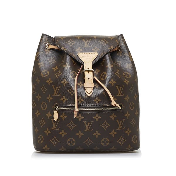 Pre-owned Louis Vuitton Monogram Montsouris Brown