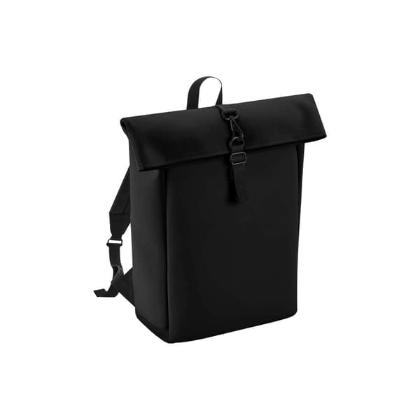 Bagbase Roll Top PU Backpack Black One Size