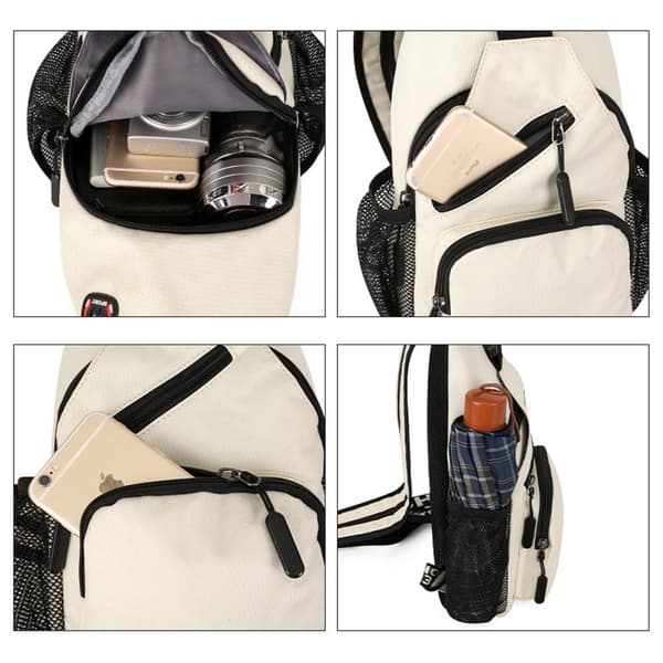 INF Multifunktionel crossbody taske rygsæk Lyserød