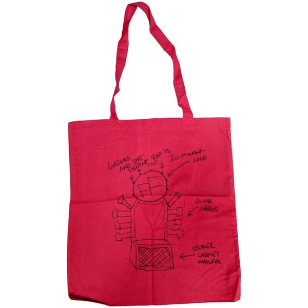 Foo Fighters Tote Bag: Hand-Drawn (Ex-Tour)