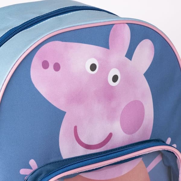 Skoletaske Peppa Pig Blå 25 x 30 x 12 cm
