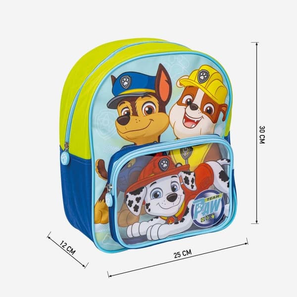 Skoletaske The Paw Patrol Blå 25 x 30 x 12 cm