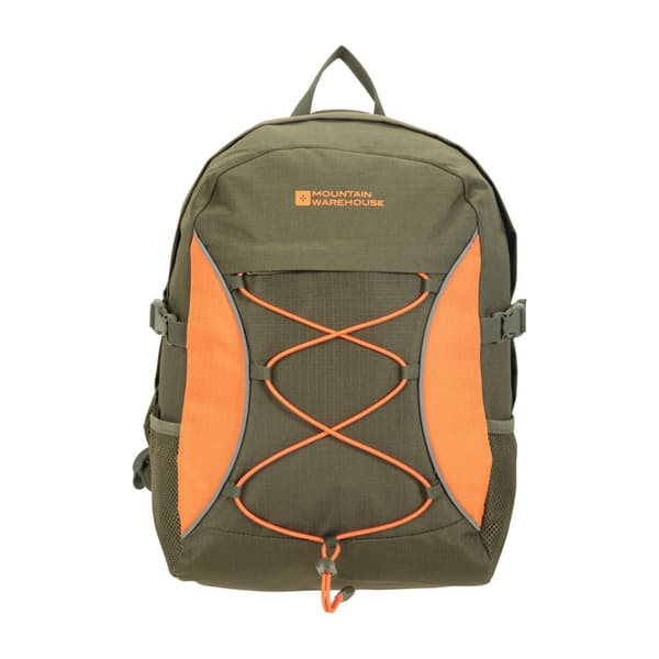 Mountain Warehouse Bolt 18L Backpack Khaki/Orange One Size