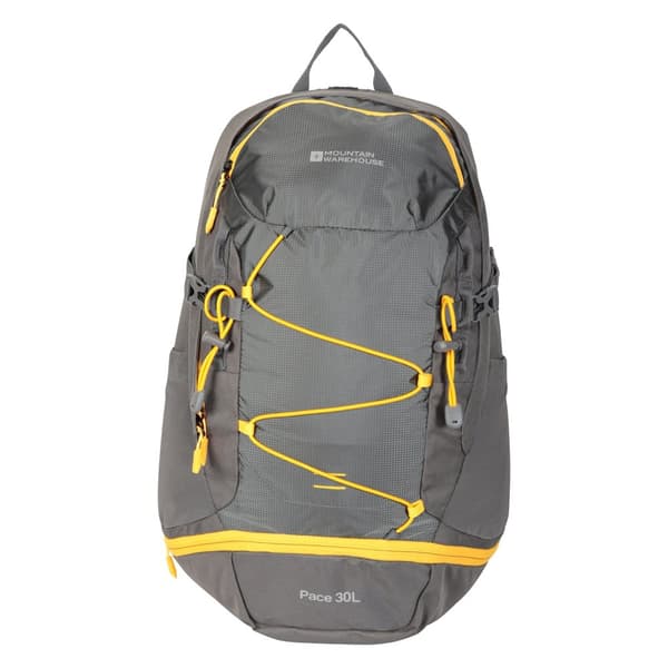 Mountain Warehouse Pace 30L Backpack Grey/Orange One Size