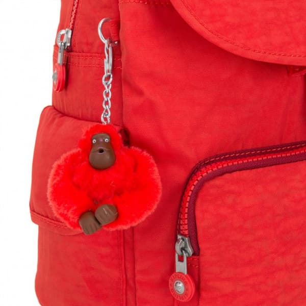 Ryggsäck - Kipling - City Pack S - Röd - Lätt - Vattentät - Praktisk 13L