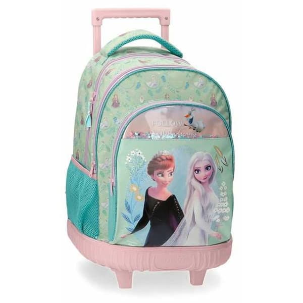 Skolerygsæk med Hjul Frozen Follow Your Dreams