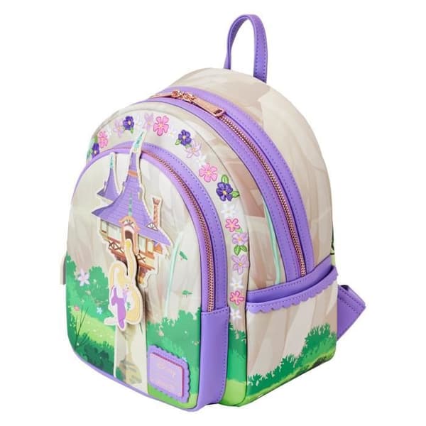 Rapunzel som svänger från tornet - LoungeFly Mini Backpack