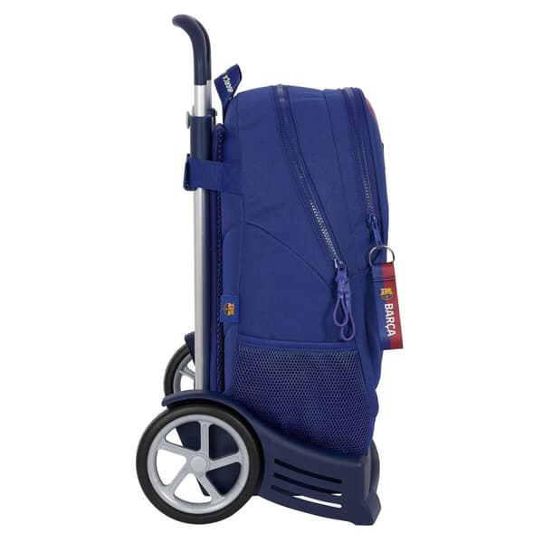 Skolerygsæk med Hjul F.C. Barcelona Safta 665 Evolution 32 x 16 x 44 cm