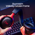 Pikkukuva 1 / 3: HyperX Cloud 3 - Kuulokkeet - ympyrä - langallinen - USB, 3,5 mm pistoke - musta, punainen
