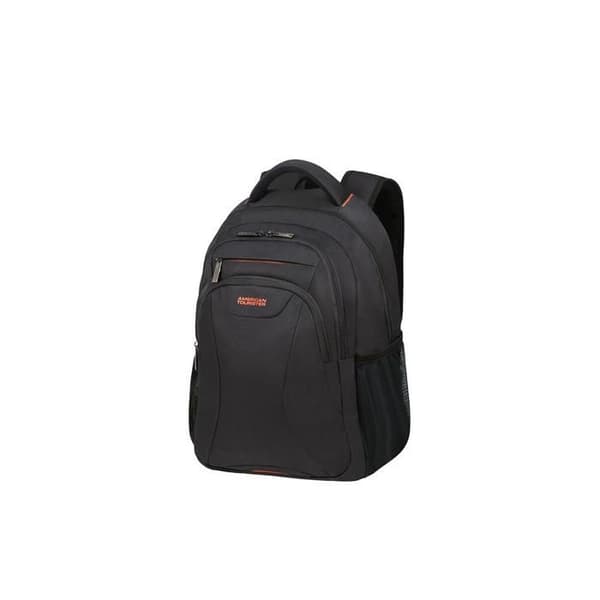 Ryggsäck - American Tourister - At Work - 15,6 tum - Svart / Orange - Ergonomisk och rymlig