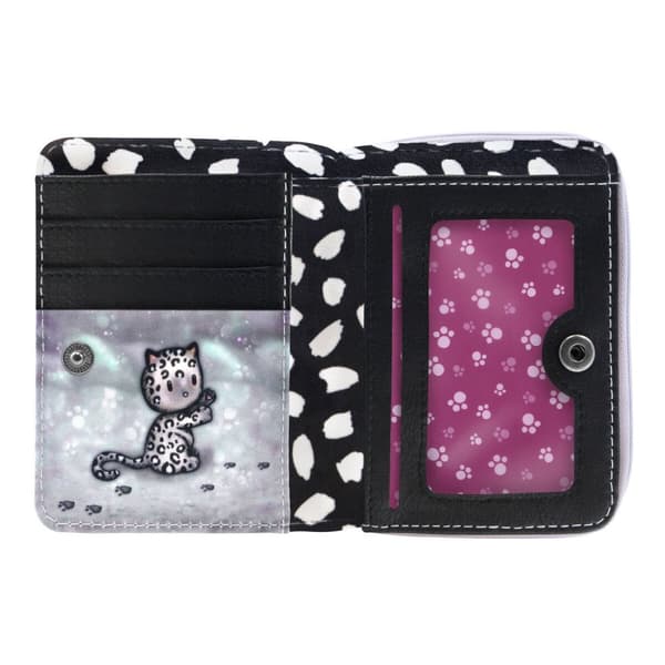 Lommebok Gorjuss Smitten kitten Svart Hvit (10 x 13 x 2,5 cm)