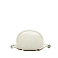 Miniatyrbillede 4 af 10: Pre-owned Gucci Mini GG Marmont Matelasse Leather Round Backpack White