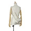 Miniatyrbillede 9 af 10: Pre-owned Gucci Mini GG Marmont Matelasse Leather Round Backpack White