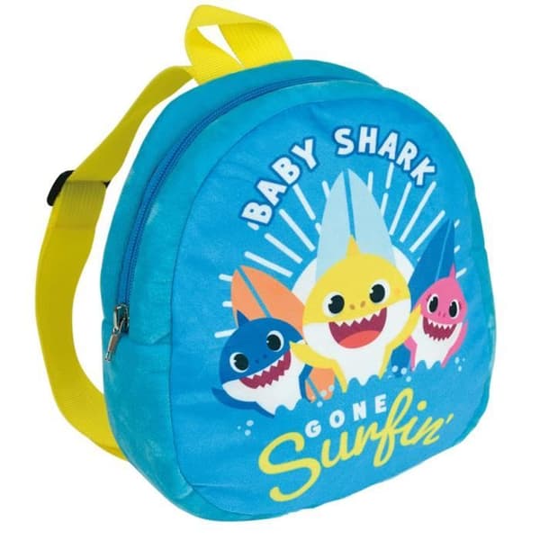 Jemini Baby Shark barnryggsäck - blå - 3 L