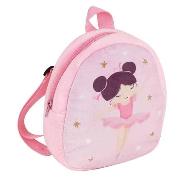 Jemini Ballerina ryggsäck för barn - rosa - 3 L