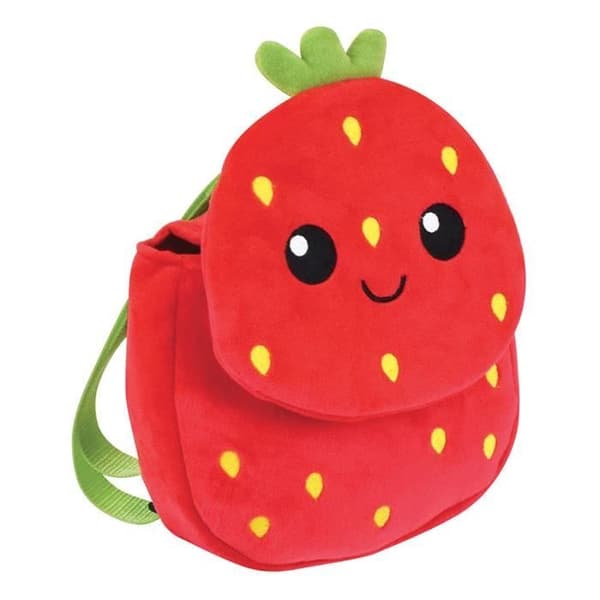 Fruity's Strawberry Backpack - Barn - Polyester och bomull - Röd - 26 cm
