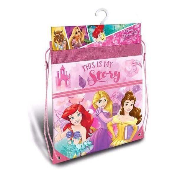Ryggsäck spänd med snören Disney Princesses Pink - - - Disney Princesses