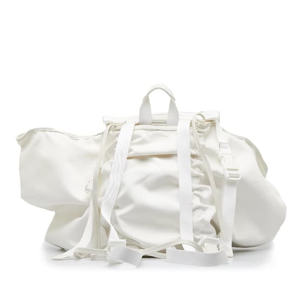 Pre-owned Givenchy Downtown Bow Backpack White