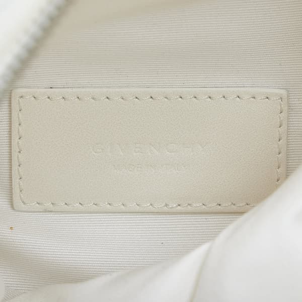 Pre-owned Givenchy Downtown Bow Backpack White