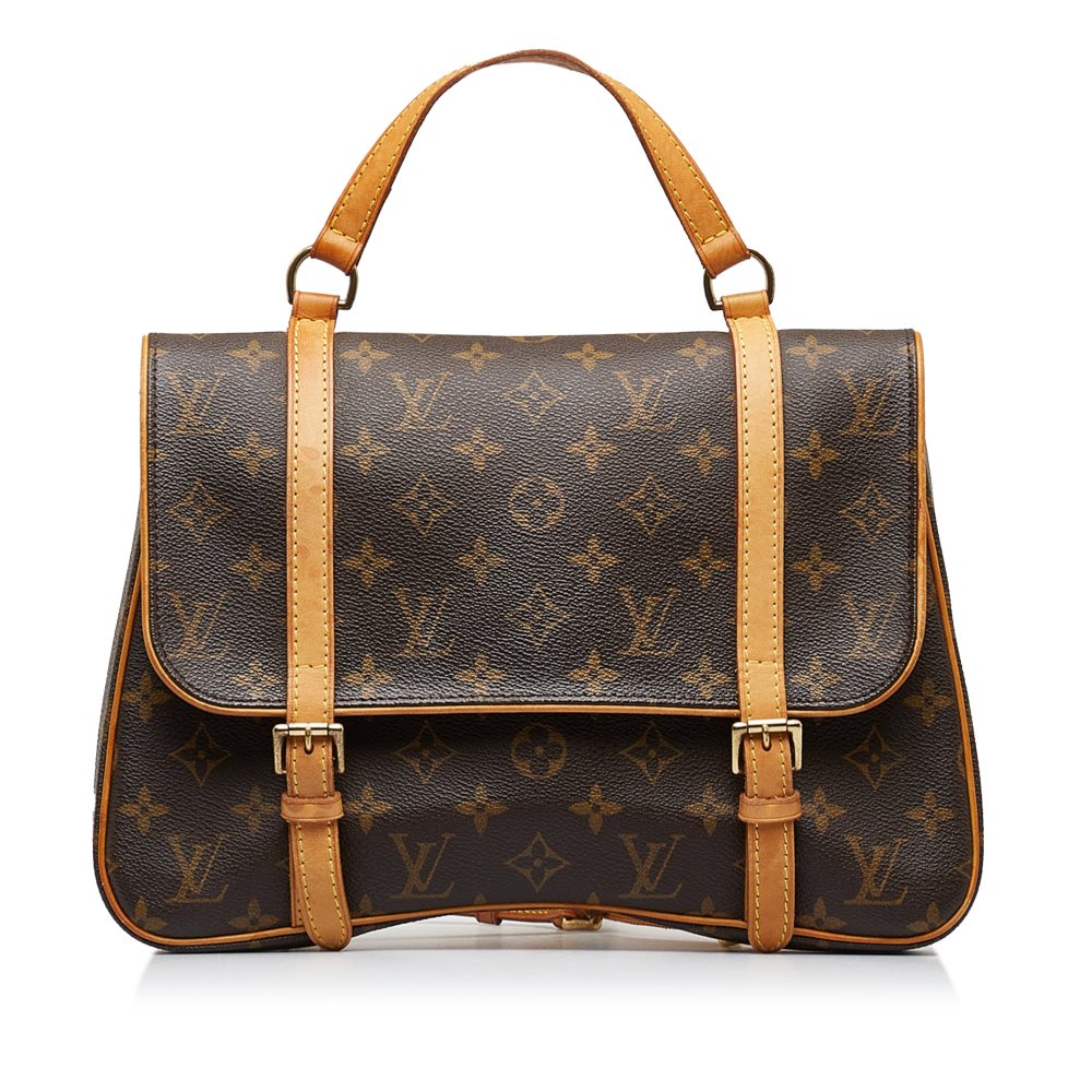 image of Pre-owned Louis Vuitton Monogram Marelle Sac a Dos Brown