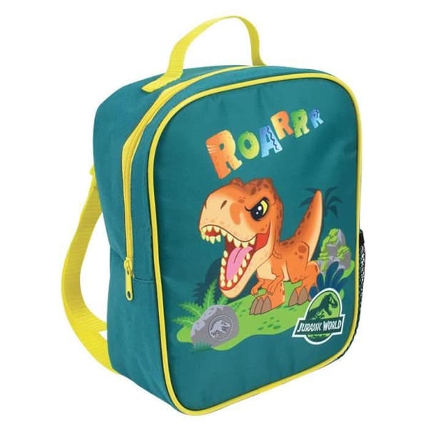 Jemini Jurassic World isolerad ryggsäck för barn - grön/gul - 5 L