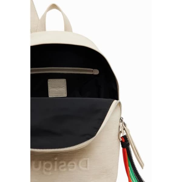 Ryggsäck Basic 2 Desigual 23SAKP16 Ecru Beige