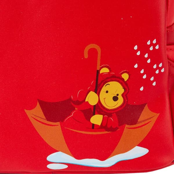 Loungefly Disney Winnie the Pooh Rainy Day Puffer Jacket backpack 26cm