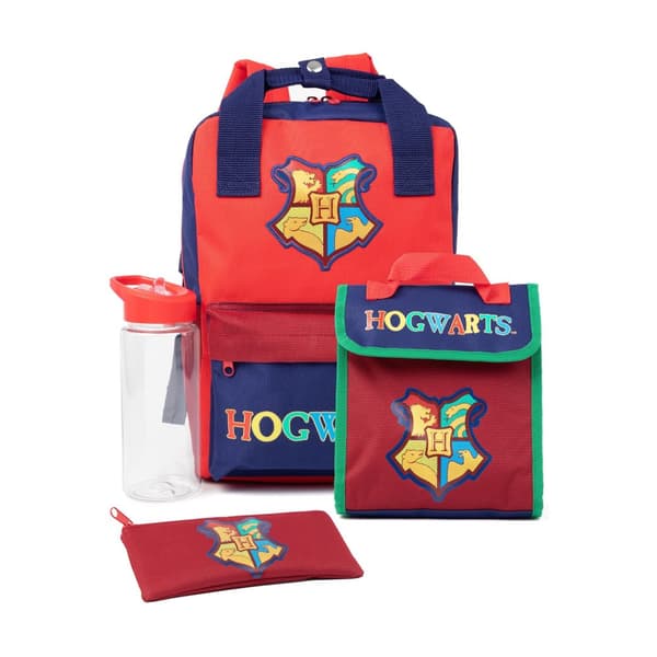 Harry Potter Childrens/Kids Backpack Set (Pack of 4) Red/Green/Blue One Size
