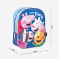 Miniatyrbillede 6 af 7: 3D Børnetaske Peppa Pig Blå 25 x 33 x 10 cm