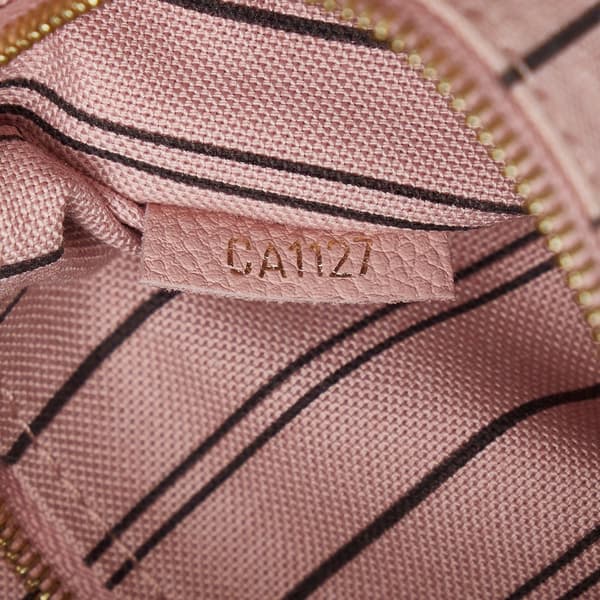 Pre-owned Louis Vuitton Monogram Empreinte Sorbonne  Pink