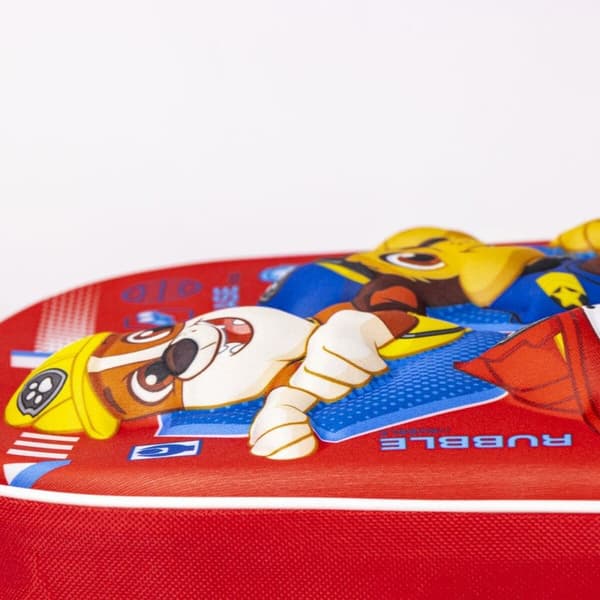 3D Børnetaske The Paw Patrol Rød 25 x 31 x 10 cm