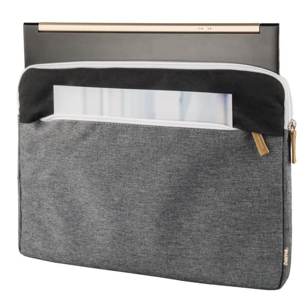 Hama "Florence" Laptop Sleeve, up to 34 cm (13.3"), black/grey