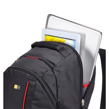 RUCSAC CASE LOGIC, pt. notebook de max. 15.6 inch, 1 compartiment, buzunar frontal x 2 | buzunar lateral x 2 | buzunar dorsal, waterproof, poliester,