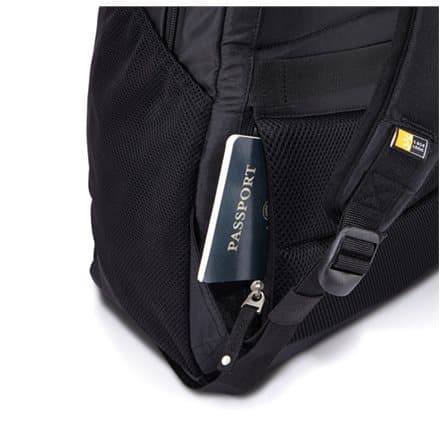 RUCSAC CASE LOGIC, pt. notebook de max. 15.6 inch, 1 compartiment, buzunar frontal x 2 | buzunar lateral x 2 | buzunar dorsal, waterproof, poliester,