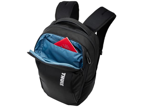 RUCSAC THULE , pt. notebook de max. 15.6 inch, 23 l, 1 compartiment, buzunar frontal x 3 | buzunar lateral x 2, waterproof, poliester, negru, Accent "