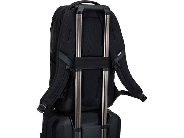 RUCSAC THULE , pt. notebook de max. 15.6 inch, 23 l, 1 compartiment, buzunar frontal x 3 | buzunar lateral x 2, waterproof, poliester, negru, Accent "