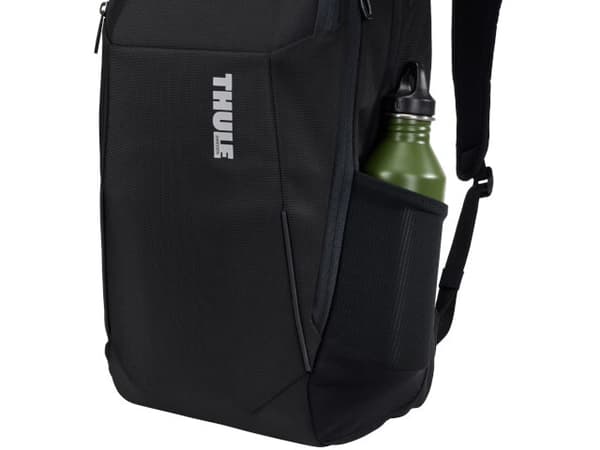 RUCSAC THULE , pt. notebook de max. 15.6 inch, 23 l, 1 compartiment, buzunar frontal x 3 | buzunar lateral x 2, waterproof, poliester, negru, Accent "