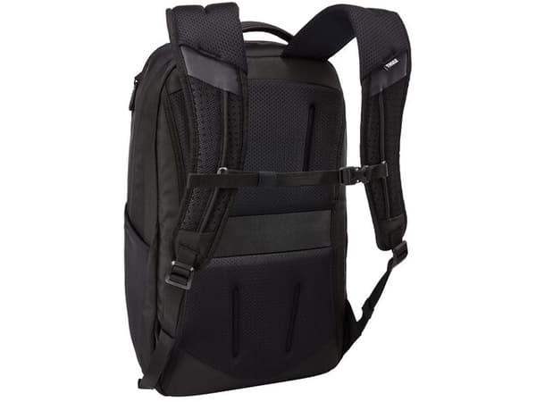RUCSAC THULE , pt. notebook de max. 15.6 inch, 23 l, 1 compartiment, buzunar frontal x 3 | buzunar lateral x 2, waterproof, poliester, negru, Accent "