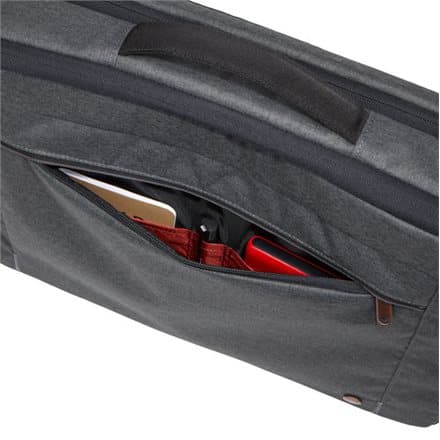 Case Logic | Era Hybrid Briefcase | Fits up to size 15.6 " | Messenger - Briefcase/Backpack | Obsidian | Shoulder strap