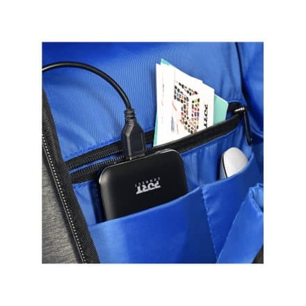 PORT DESIGNS | Fits up to size 15.6 " | New York | Backpack for laptop | Grey | Waterproof