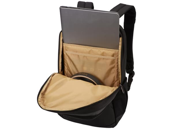 RUCSAC CASE LOGIC, pt. notebook de max. 15.6 inch, 2 compartimente, buzunar frontal x 2 buzunar lateral, nylon, negru, "PROPB-116 BLACK" 3204529
