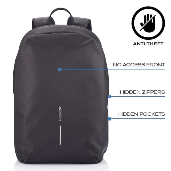 XD DESIGN ANTI-TYVERYRYGSÆK BOBBY SOFT BLACK P/N: P705.791