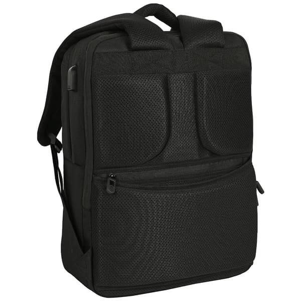 Safta Real Madrid Premium 2 Pockets 15.6´´+usb Bærbar Rygsæk Sort