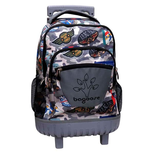 Bagoose Trolley Ryggsäck 45 Cm Airforce Grå
