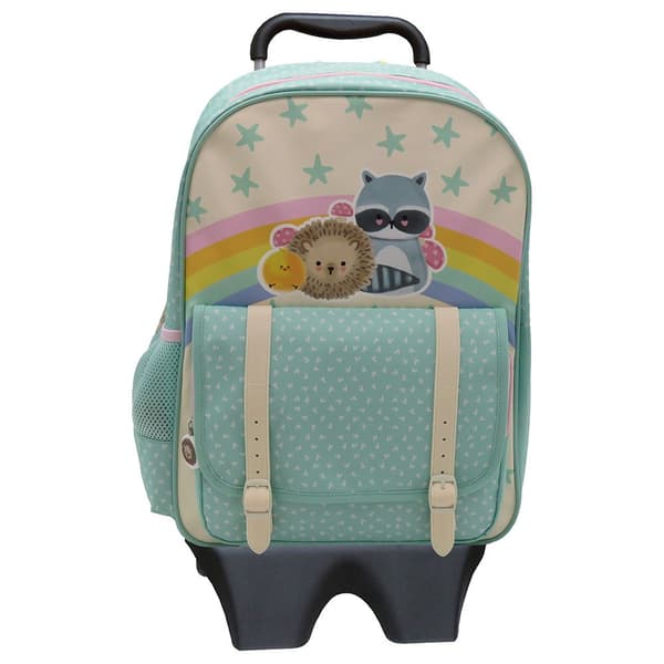 Kawanimals Anpassningsbar Ryggsäck Forest Collection Trolley Grönt
