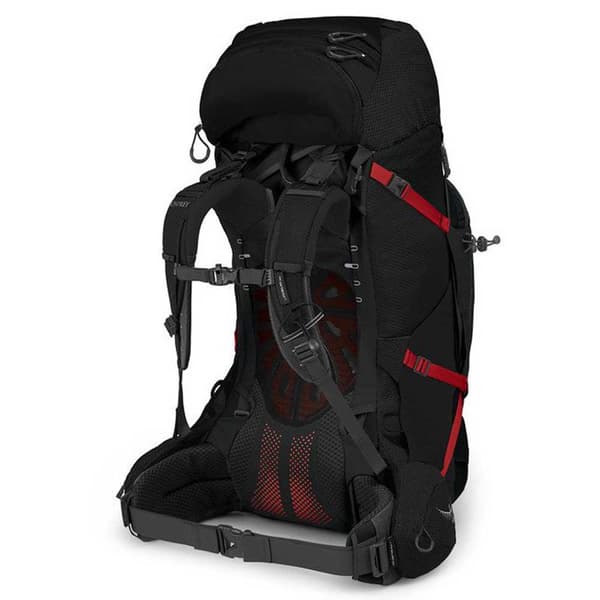 Osprey Ryggsäck Aether Plus 70l Svart,Röd L-XL