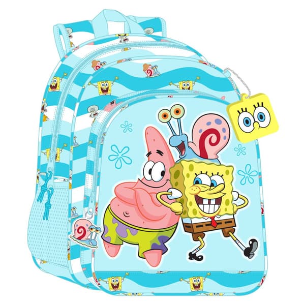 Safta Rygsæk Bob Esponja Stay Positive Blå